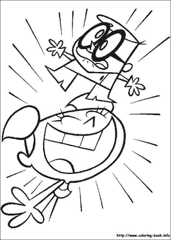 Dexter's Laboratory coloring picture